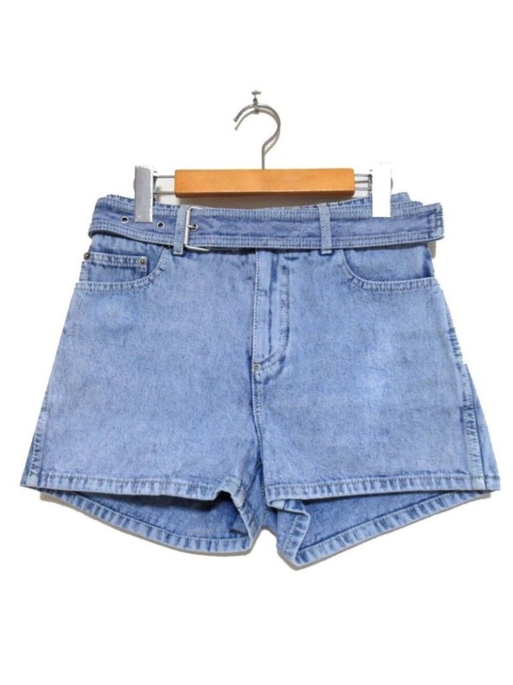 Christian Dior Denim Shorts With Belt I38 Indigo Blue 22SS